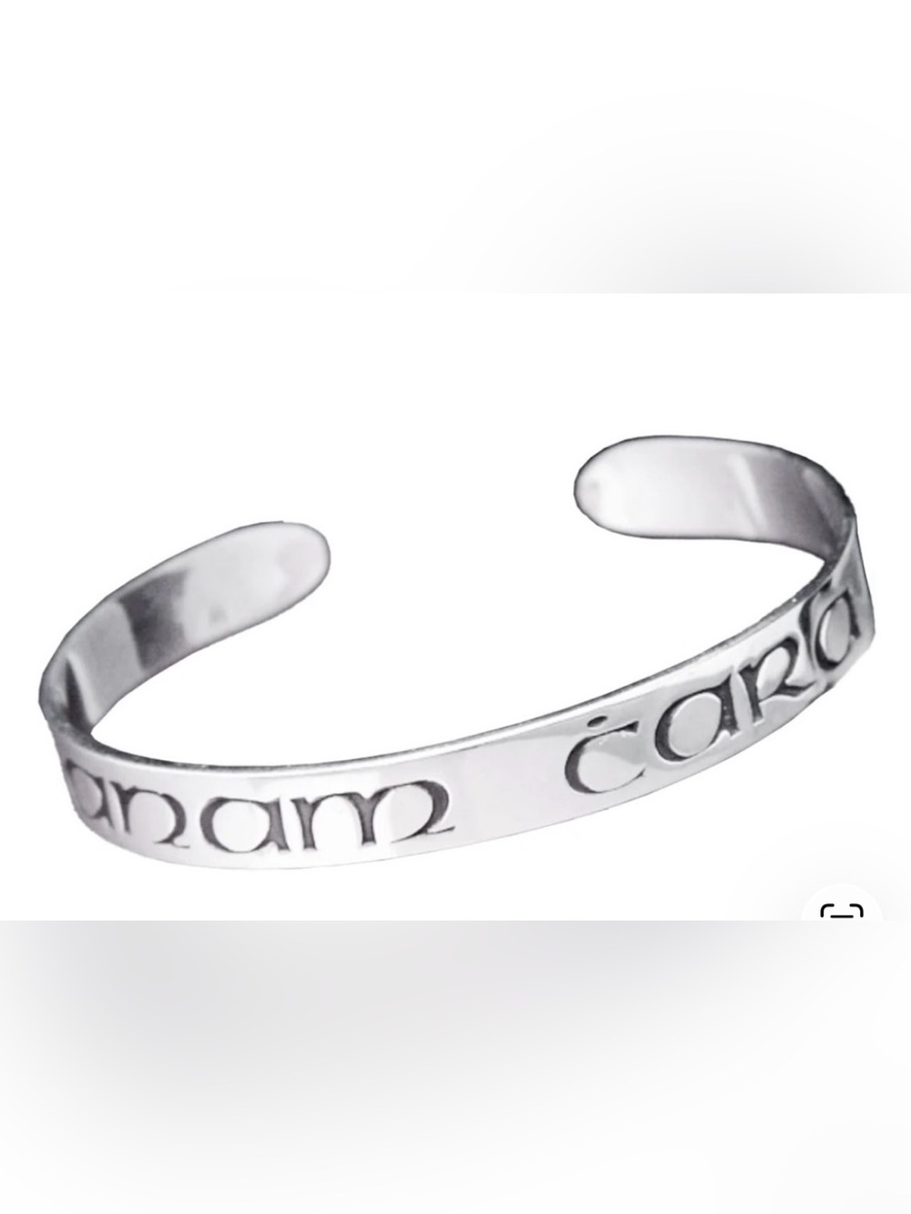 Anam Cara Cuff Bracelet Made in USA By Laurel Elliott makers mark DVB N.Y.925 SS - Picture 4 of 6